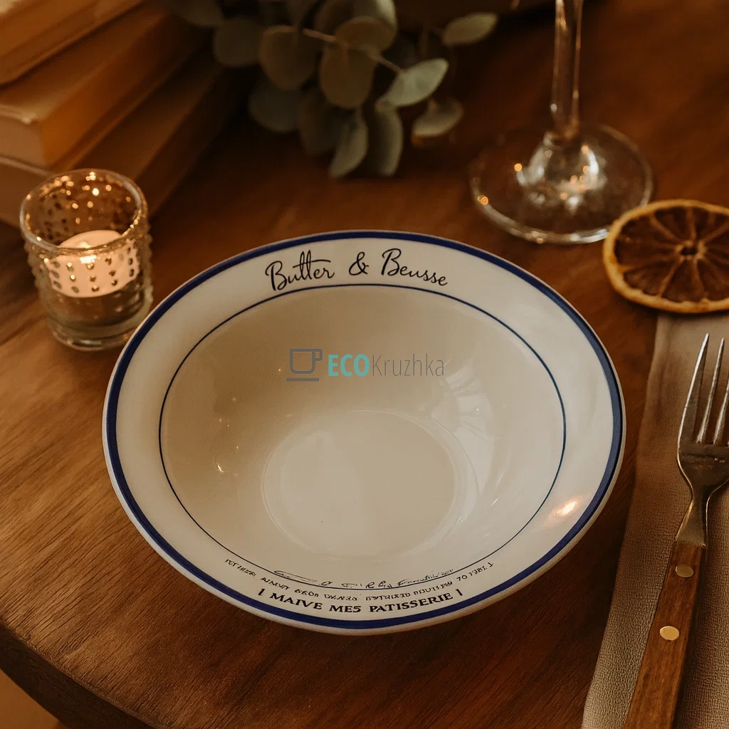 Тарілка супова порцелянова France 16.5 см (7777-4) Тарілка супова порцелянова France 16.5 см (7777-4)