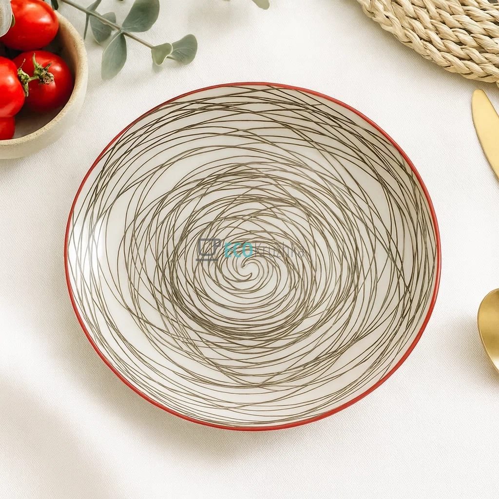 Тарілка керамічна Франческа 20 см EK СLW-14