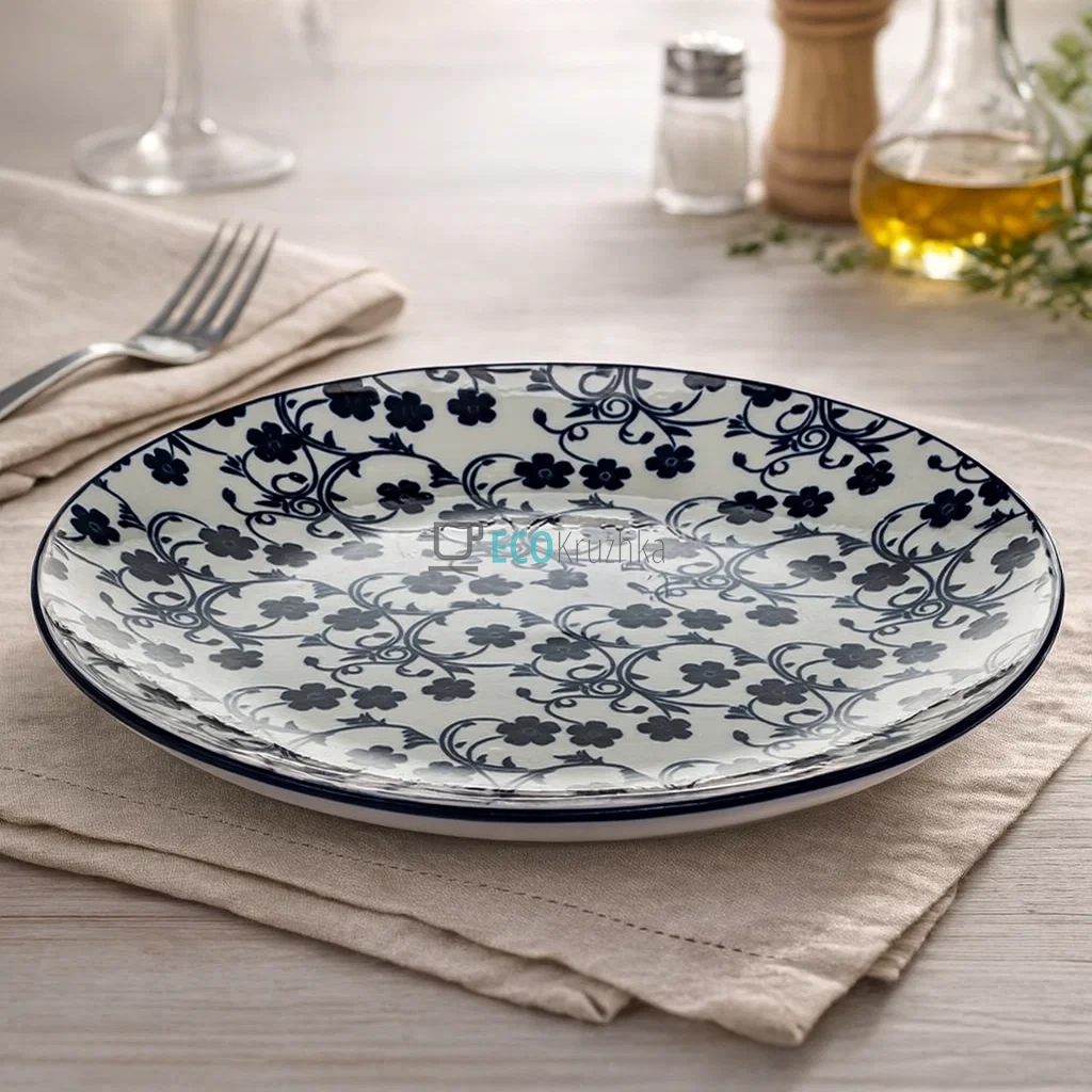 Тарілка керамічна Крістіна 20 см EK СLW-1 Тарілка керамічна Крістіна 20 см EK СLW-1