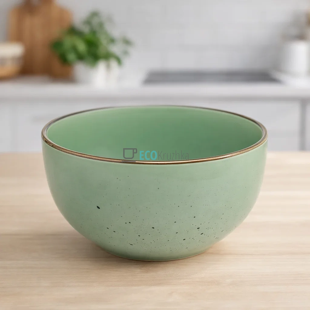 Салатник Ardesto Bagheria, 14 см, Pastel green, кераміка (AR2914GGC)