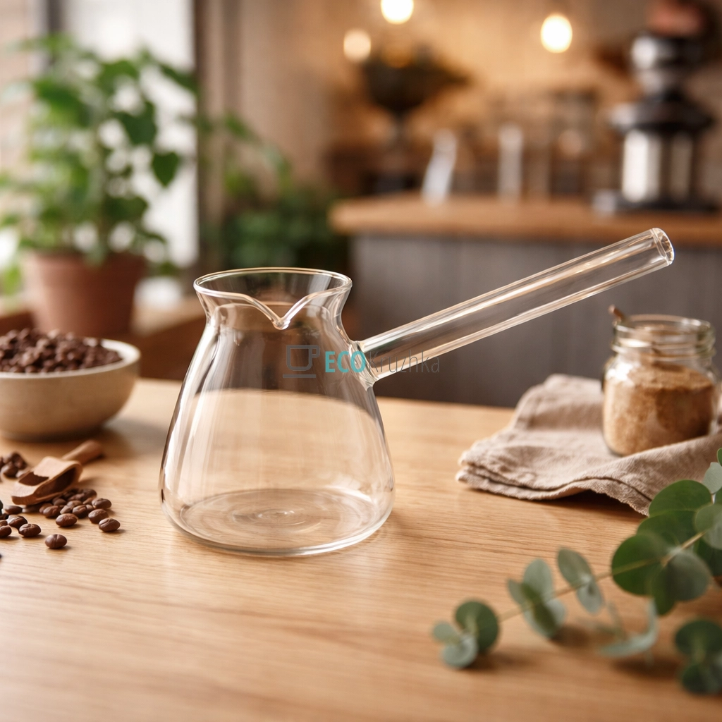 Турка Ardesto Black Mars, 0.35 л, боросилікатне скло (AR0835G)