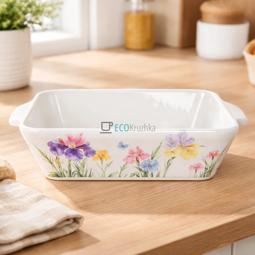 Порцелянова форма для запікання в духовці 23 х 15 см Iris (K258)