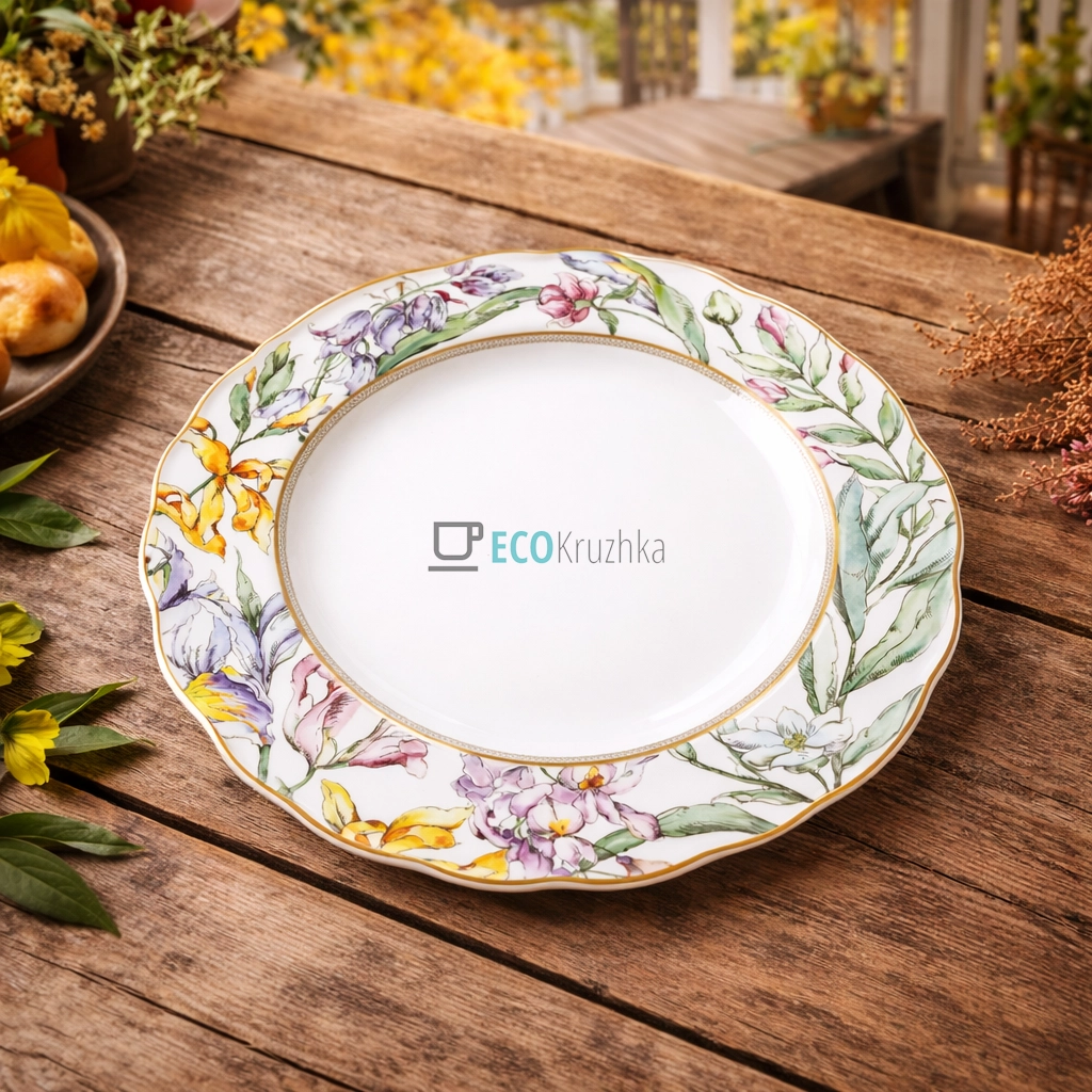 Порцелянова тарілка 26 см Wisteria Garden (498-335) Порцелянова тарілка 26 см Wisteria Garden (498-335)