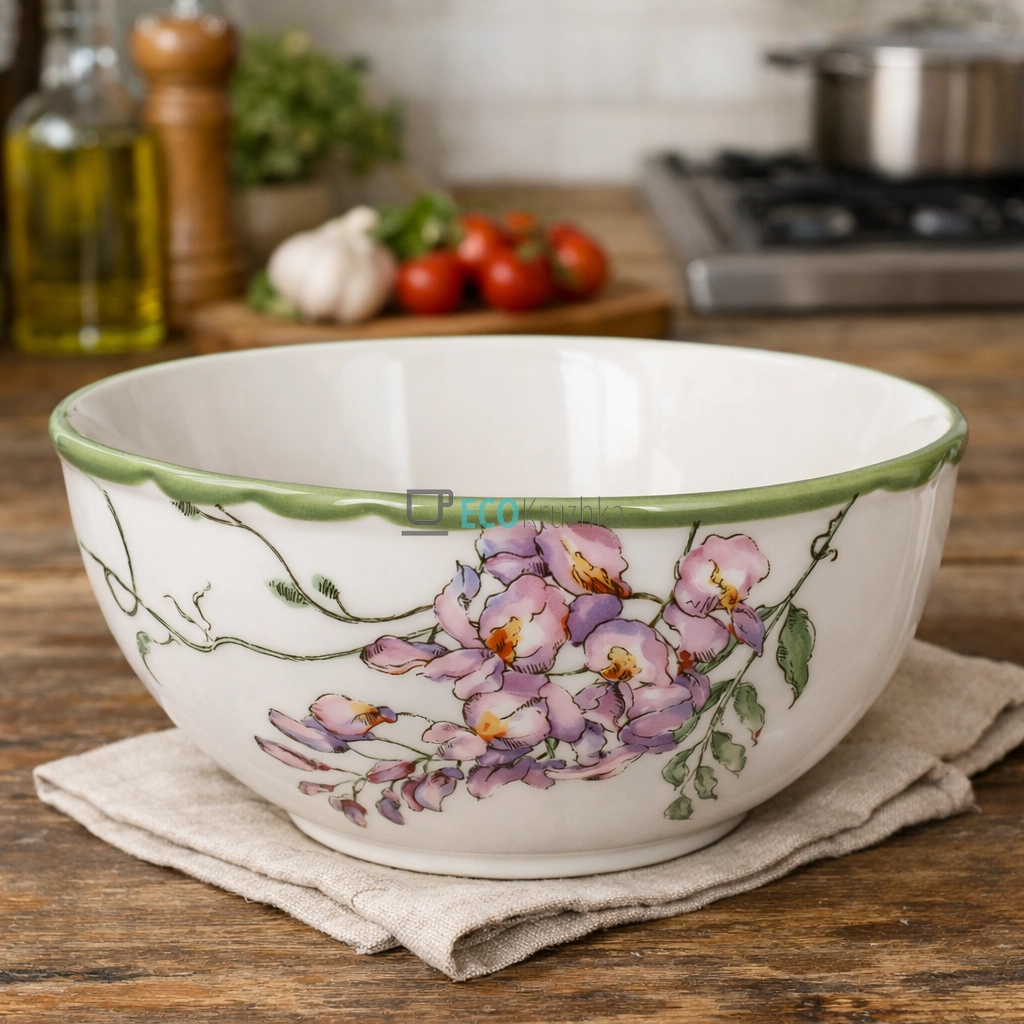 Піала порцелянова 600 мл Wisteria Garden (498-337)