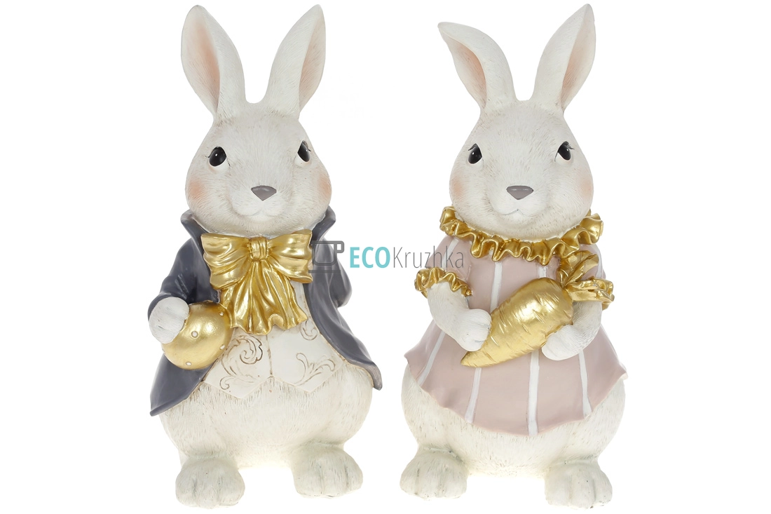 Декоративна фігурка Кролики 25 см (HA9-104)