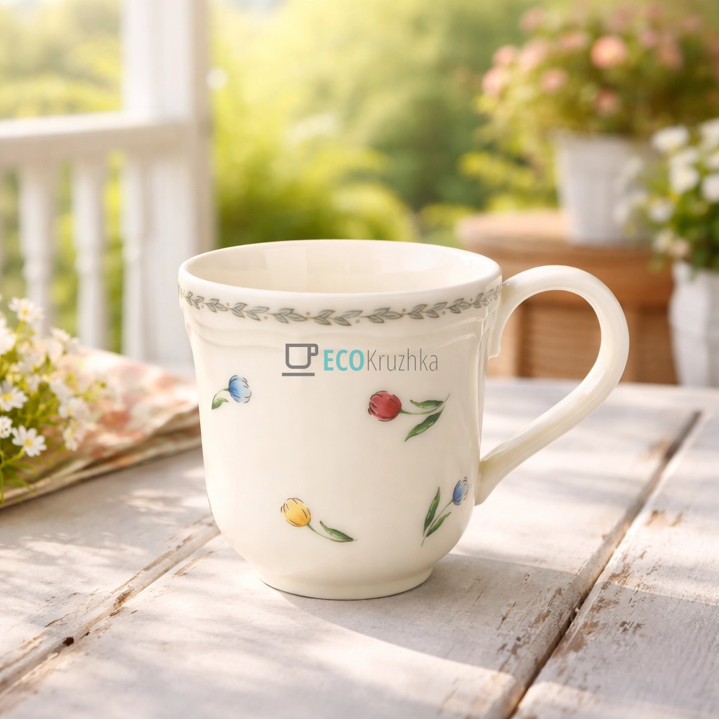 Порцелянова чашка 350 мл Vintage Tulip (159-005)