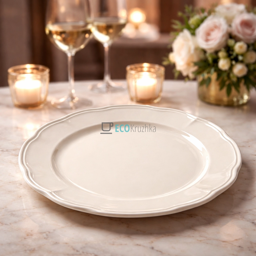 Порцелянова тарілка 23 см Provence Beige (159-011)