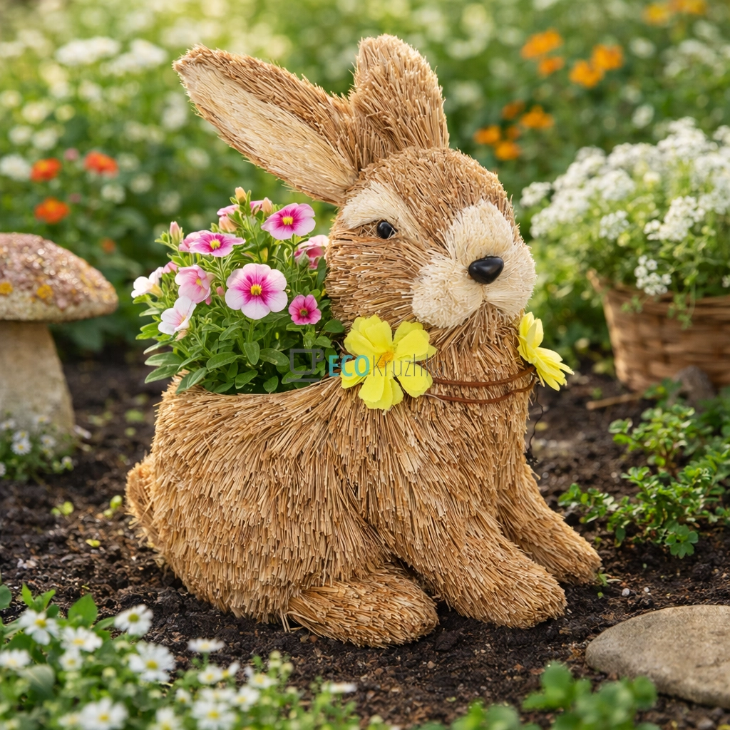 Декоративна великодня фігура - кашпо 27 см (NY27-952) Декоративна великодня фігура - кашпо 27 см (NY27-952)