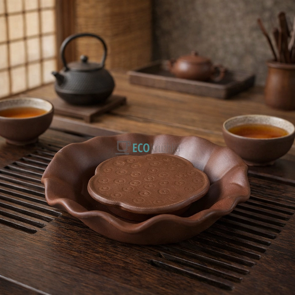 Чабань для чайної церемонії 200 мл “Лілія” 15 х 3.8 см (T2577)