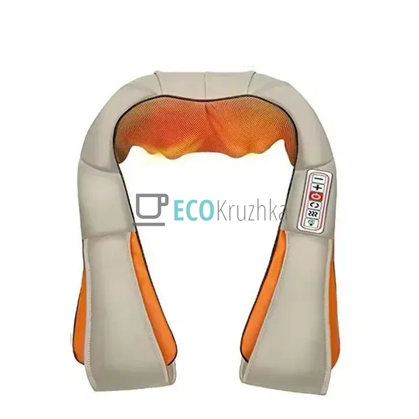 Роликовий масажер для шиї і спини з прогрівом (23266)