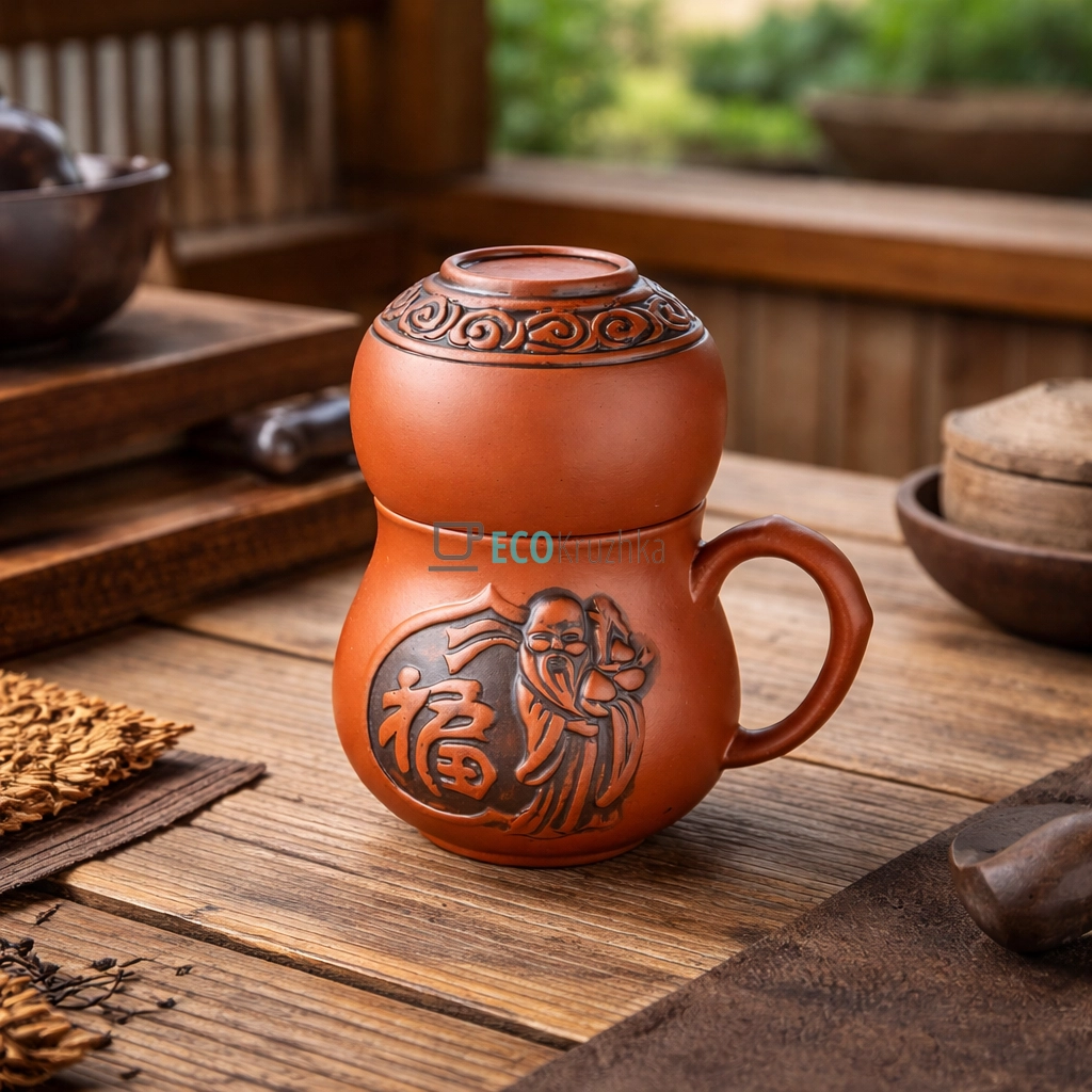 Набір для чаю 2 в 1 “Мудрість” 250 мл (TC081)