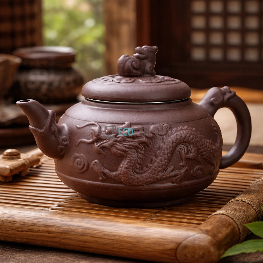 Глиняний чайник 550 мл “Шень-Лун - Магічний дракон” (T2568) Глиняний чайник 550 мл “Шень-Лун - Магічний дракон” (T2568)