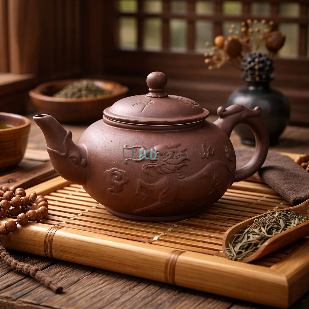 Глиняний чайник 550 мл “Цилінь” (T2569) Глиняний чайник 550 мл “Цилінь” (T2569)