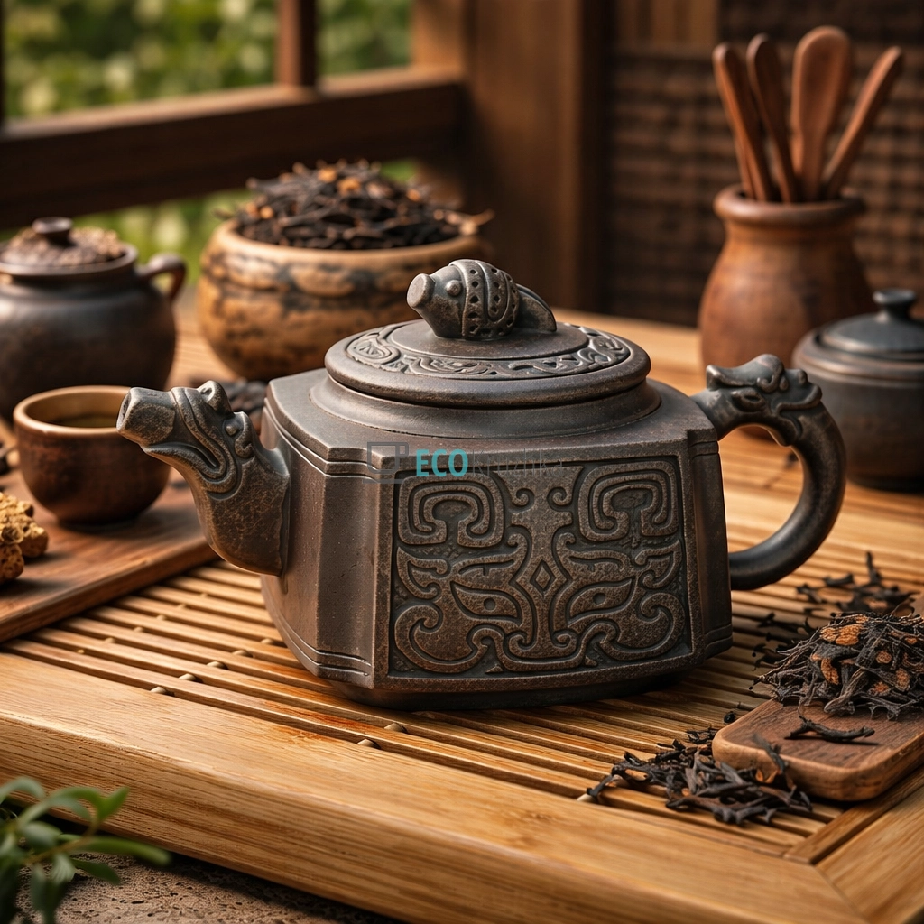 Глиняний чайник 400 мл “Тибет” (T2582) Глиняний чайник 400 мл “Тибет” (T2582)