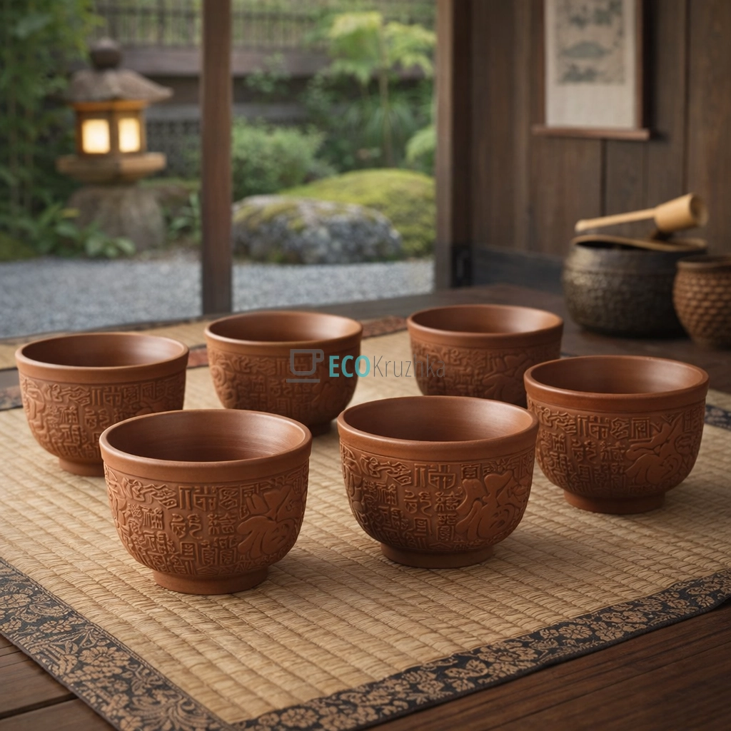 Набір чайних піал 6 шт 160 мл “Таньга” (TC065)