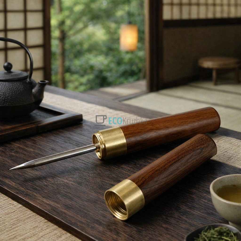 Ніж для пуеру “Рожеве дерево” великий (T2703) Ніж для пуеру “Рожеве дерево” великий (T2703)