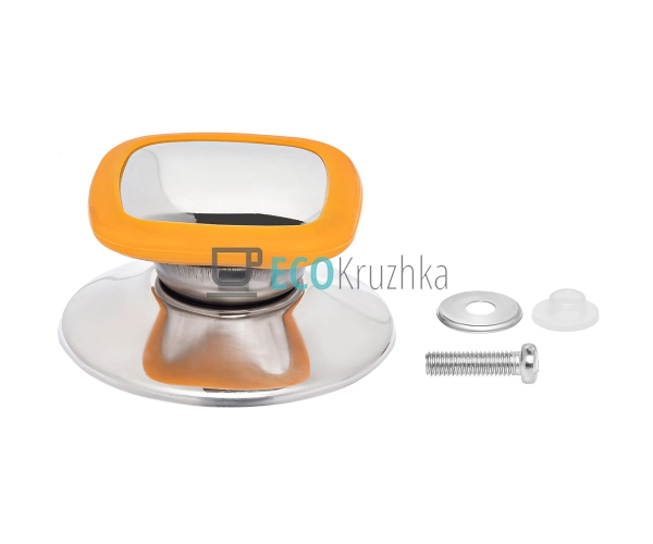 Ручка нержавіюча з силіконовим обідком для кришки Помара ...