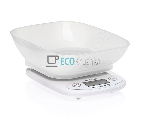 Ваги кухонні до 10 кг Edenberg Білий EB-75824 Ваги кухонні до 10 кг Edenberg Білий EB-75824