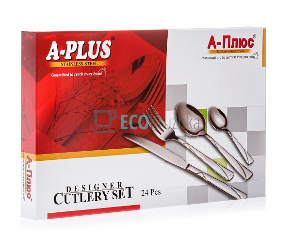 Столовий набір 24 предмета Хвиля EK1414