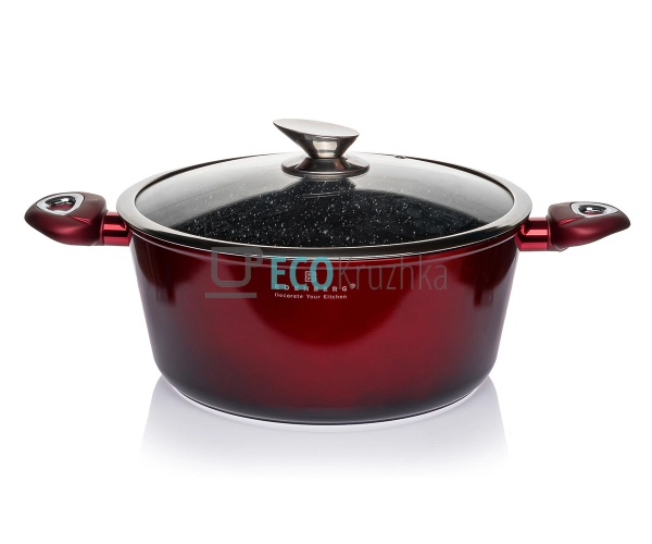 Набір каструль Edenberg 8 предметів з мармуровим антипри ...