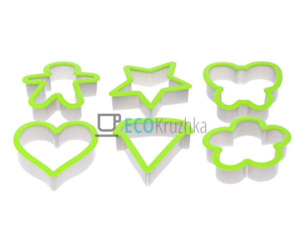 Набір з 6 форм Салатовий Maestro MR-1169 Набір з 6 форм Салатовий Maestro MR-1169