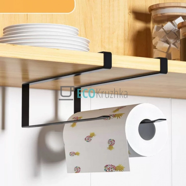 Навісна полиця під шкафчик 26х7.5 см Чорна EKTD01338 Навісна полиця під шкафчик 26х7.5 см Чорна EKTD01338