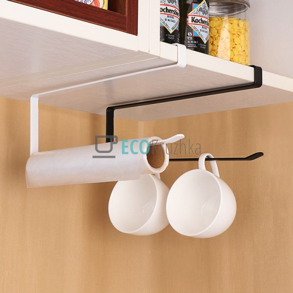 Навісна полиця під шкафчик 26х7.5 см Чорна EKTD01338 Навісна полиця під шкафчик 26х7.5 см Чорна EKTD01338