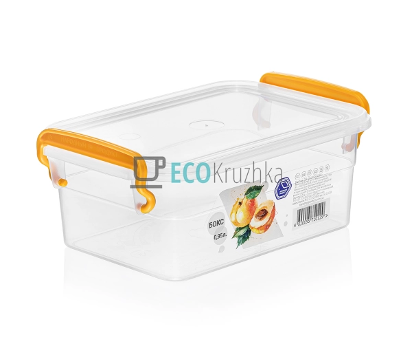 Контейнер харчовий із ручками та кришкою 950 мл 12*17.6* ... Контейнер харчовий із ручками та кришкою 950 мл 12*17.6* ...