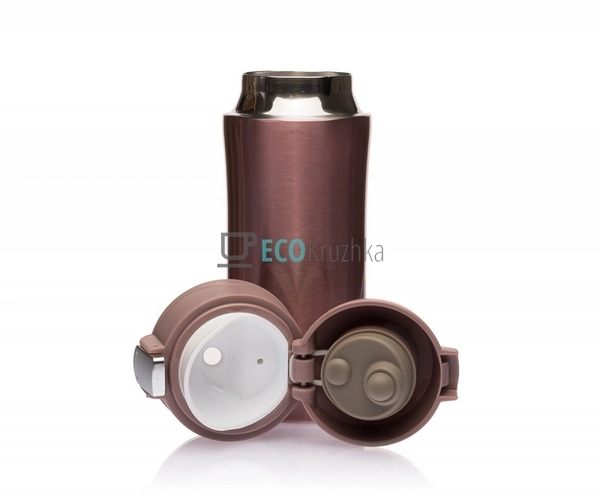 Термокружка Kamille 320 мл з нержавіючої сталі Рожевий E ...