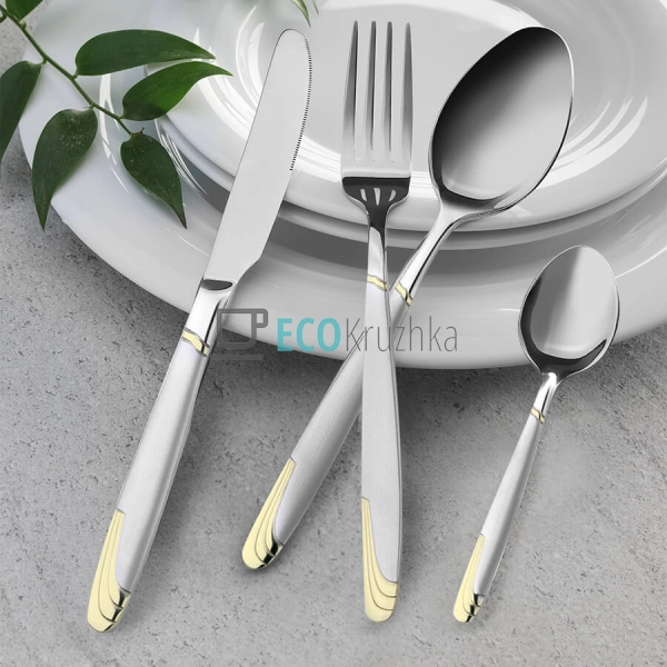 Столовий набір 24 предмета Maestro Фраже MR-1512G-24 Столовий набір 24 предмета Maestro Фраже MR-1512G-24