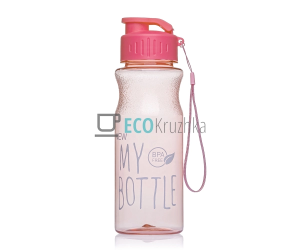 Пляшка для води My bottle 550 мл Рожевий EK14328