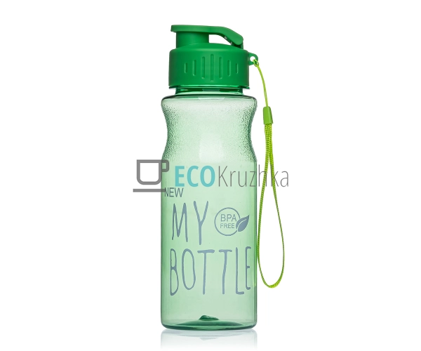 Пляшка для води My bottle 550 мл Салатовий EK14329 Пляшка для води My bottle 550 мл Салатовий EK14329