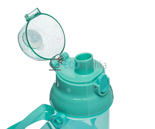 Пляшка для води 450 мл Динозаврик Diy Бірюзовий EK14332 Пляшка для води 450 мл Динозаврик Diy Бірюзовий EK14332