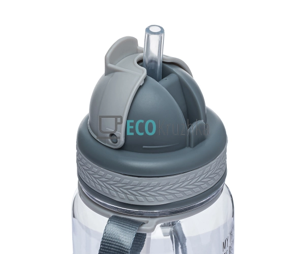 Пляшка для води 400 мл Акула Diy Сірий EK14334 Пляшка для води 400 мл Акула Diy Сірий EK14334