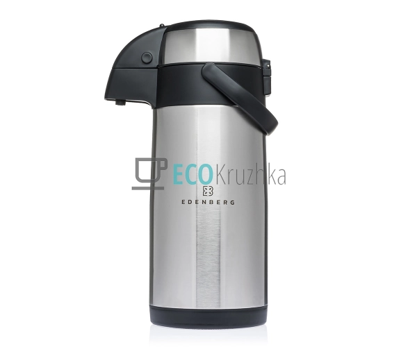 Термос із помпою та нержавіючою колбою Теропод 5л Edenbe ...