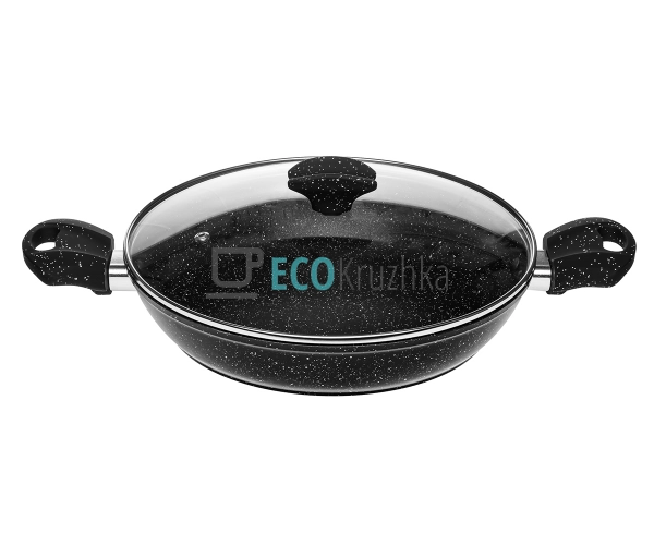 Сотейник Edenberg 26 см алюмінієвий з антипригарним марм ... Сотейник Edenberg 26 см алюмінієвий з антипригарним марм ...
