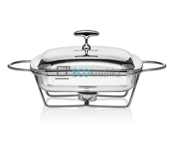 Марміт скляний 2 л зі нержавіючою кришкою та металевою п ... Марміт скляний 2 л зі нержавіючою кришкою та металевою п ...