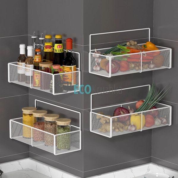 Навісна полиця металева на самоклейкій стрічці 40х15х10  ...