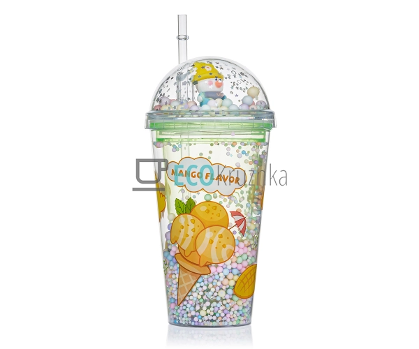 Стакан з подвійною стінкою та трубочкою Feelings 450 мл ... Стакан з подвійною стінкою та трубочкою Feelings 450 мл ...