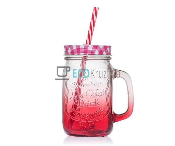 Чашка-банка 450 мл з кришкою ... Чашка-банка 450 мл з кришкою ...