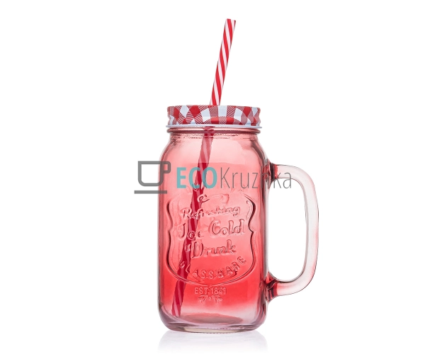 Чашка-банка 600 мл з кришкою ... Чашка-банка 600 мл з кришкою ...