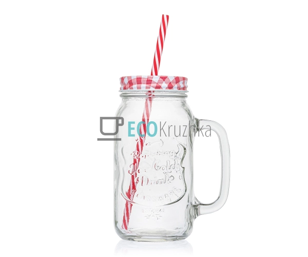 Чашка-банка 600 мл з кришкою ... Чашка-банка 600 мл з кришкою ...