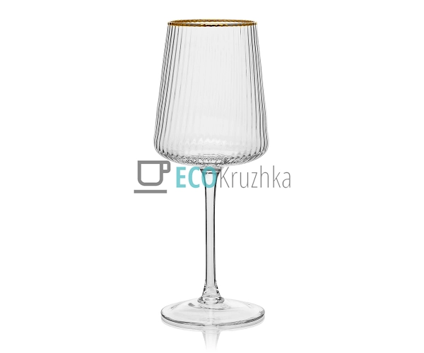Келих для вина ребристий із ... Келих для вина ребристий із ...