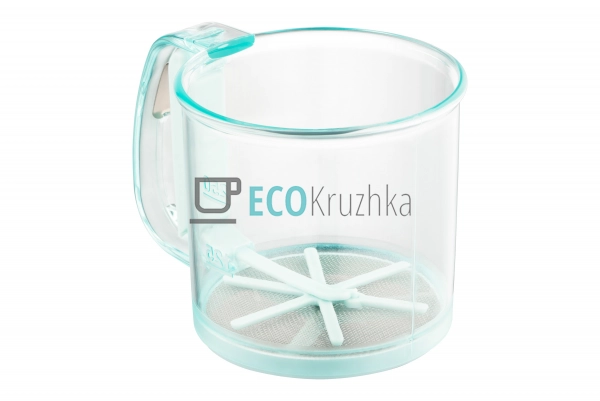 Кружка-сито Fresh, 9,5 см, блакитний, пластик Ardesto AR ... Кружка-сито Fresh, 9,5 см, блакитний, пластик Ardesto AR ...