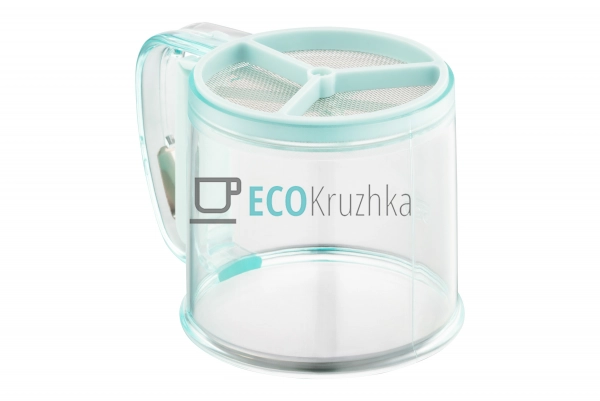 Кружка-сито Fresh, 9,5 см, блакитний, пластик Ardesto AR ... Кружка-сито Fresh, 9,5 см, блакитний, пластик Ardesto AR ...