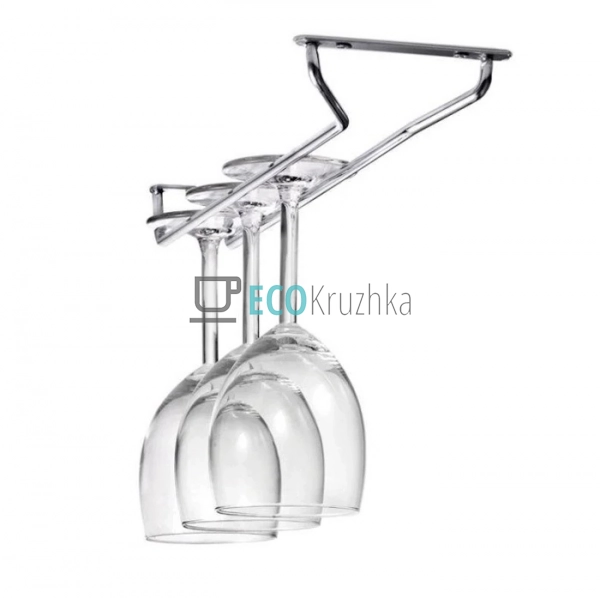 Тримач для келихів одинарний 34х11х7см EK14658 Тримач для келихів одинарний 34х11х7см EK14658