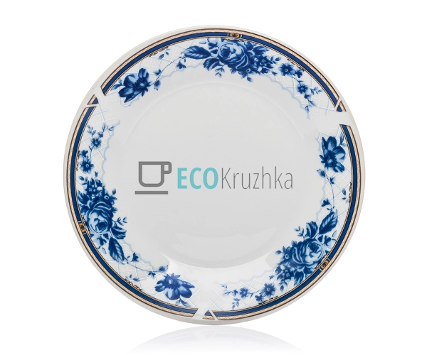 Тарілка Блакитна троянда мілка D17.5 №7.8862 Тарілка Блакитна троянда мілка D17.5 №7.8862