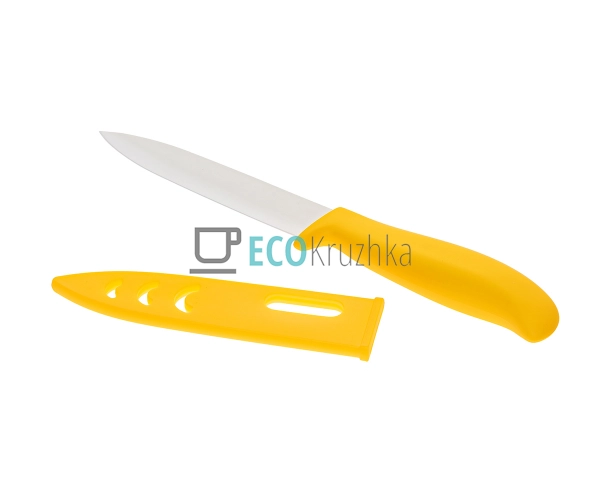 Ніж керамічний з чохлом Жовтий Frico FRU-902 Ніж керамічний з чохлом Жовтий Frico FRU-902