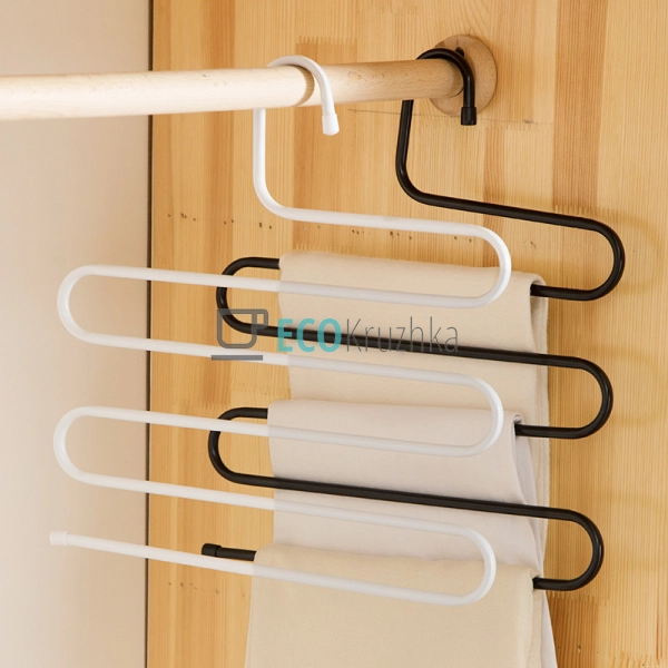 Багатоярусна вішалка 34х34.5 см органайзер для штанів ме ... Багатоярусна вішалка 34х34.5 см органайзер для штанів ме ...