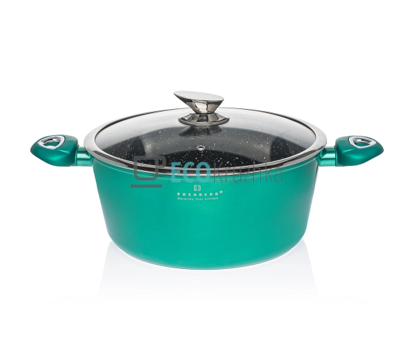 Набір каструль Edenberg 15 предметів з мармуровим антипр ... Набір каструль Edenberg 15 предметів з мармуровим антипр ...